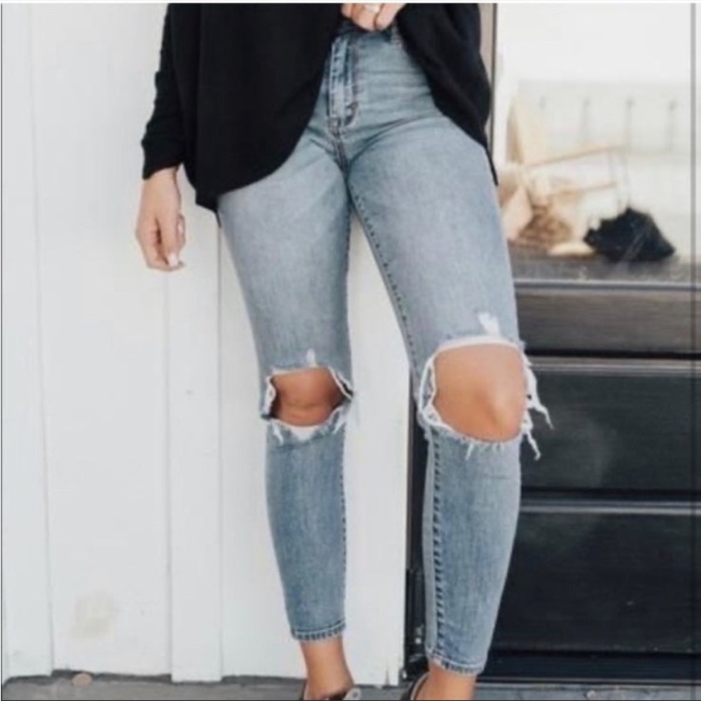 Carly Jean Sophie Skinny Jeans in Medium Wash